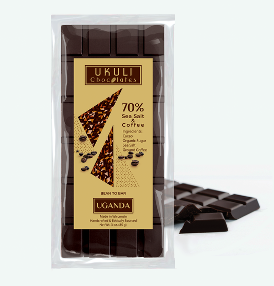 Sea Salt & Coffee - 70% Dark Chocolate