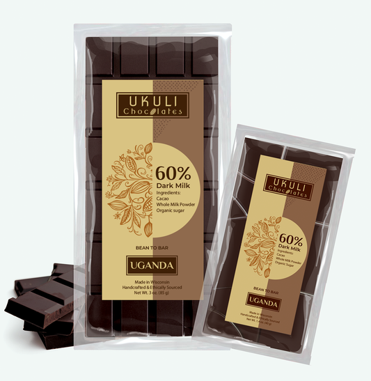 Dark Milk - 60% Dark Chocolate Bar